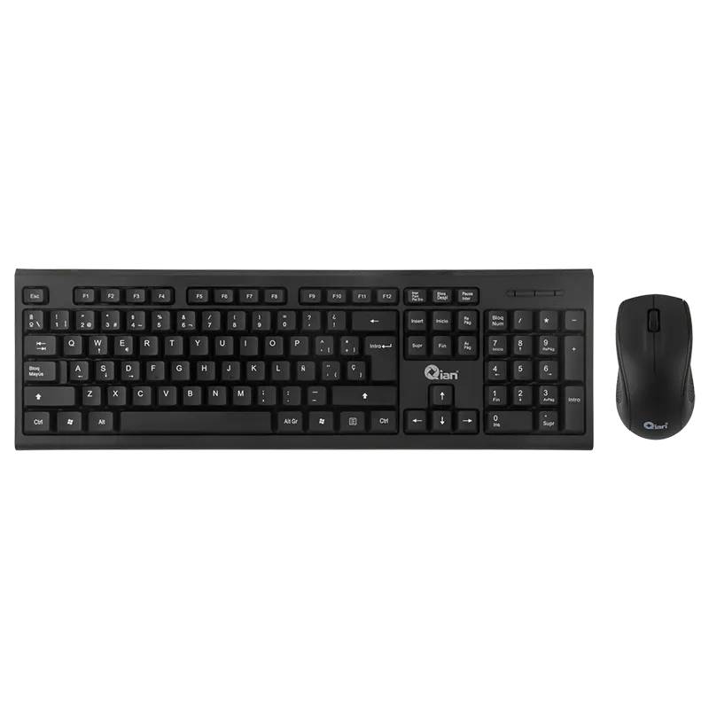 Kits para Teclado y Mouse Qian QKX-WRESP-01-BK