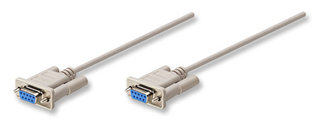 [301404] Cable Serial - DB9 - RS232 - Null Modem MANHATTAN 301404