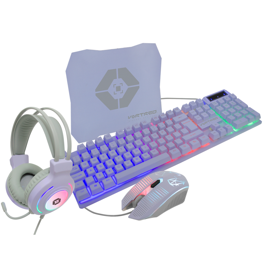 Kit teclado y mouse gamer VORTRED 