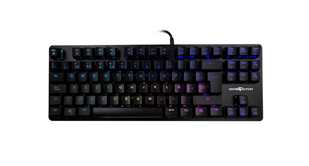 [KBG500-RD] Teclado Mecánico GAME FACTOR KBG500-RD