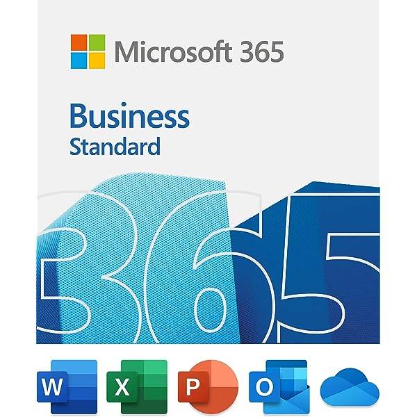 MICROSOFT 365 BUSINESS STANDARD, 1 Licencia -1 usuario- ESD - Version Premium de Outlook, Word, Excel, PowerPoint, Teams, Sharepoint, Exchange  Onedrive
