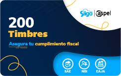[FACTE/200] Timbres Fiscales ASPEL PAQUETE DE 200 TIMBRES