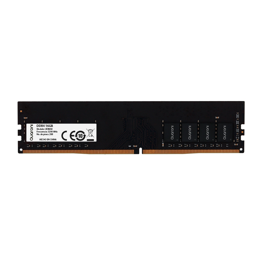 [QD4U16G1] MEMORIA RAM QUARONI UDIMM DDR4 16GB 3200 MHZ CL22 288PIN 1.2V
